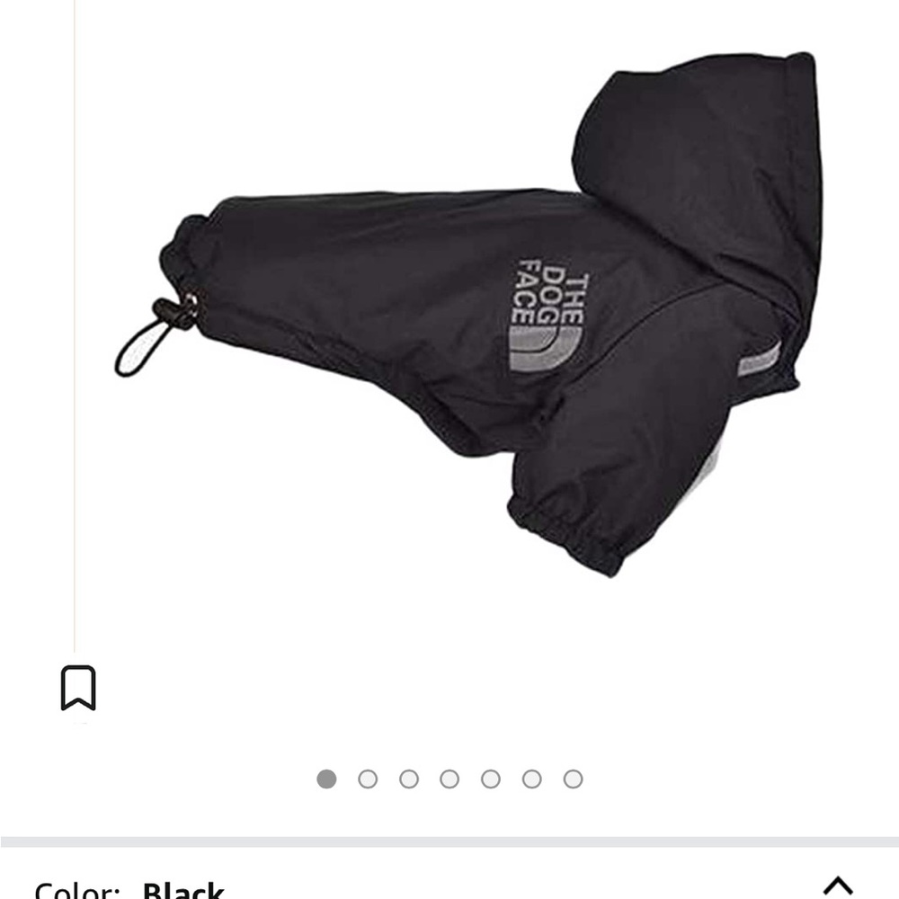 Dog fleece rain jacket